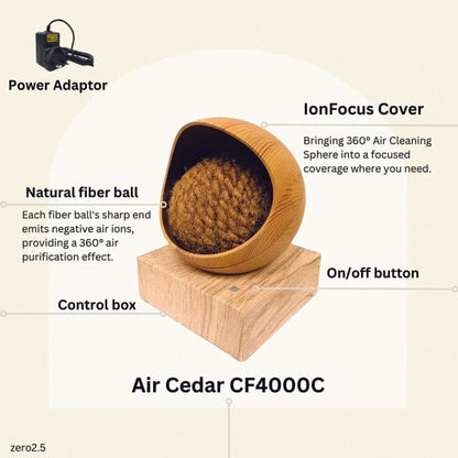 Air Ionizer Zero2.5 Cedar